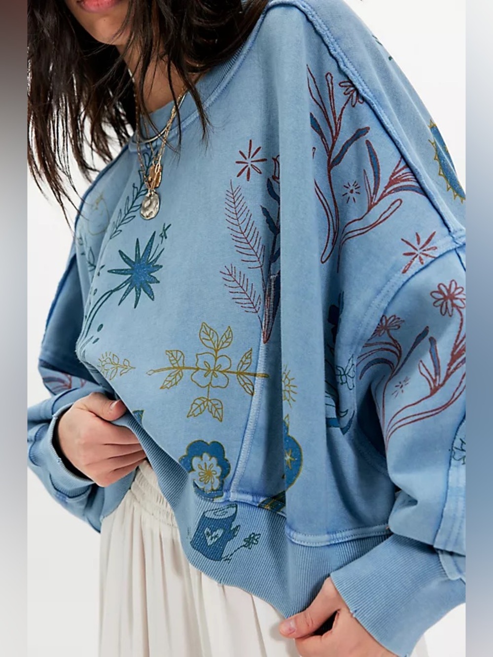 Free People Gaia Sweatshirt - Picture 3 of 8